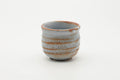 Japanese Teacup - Blue Orange Shino Glazed Mino-yaki Yunomi - 130ml