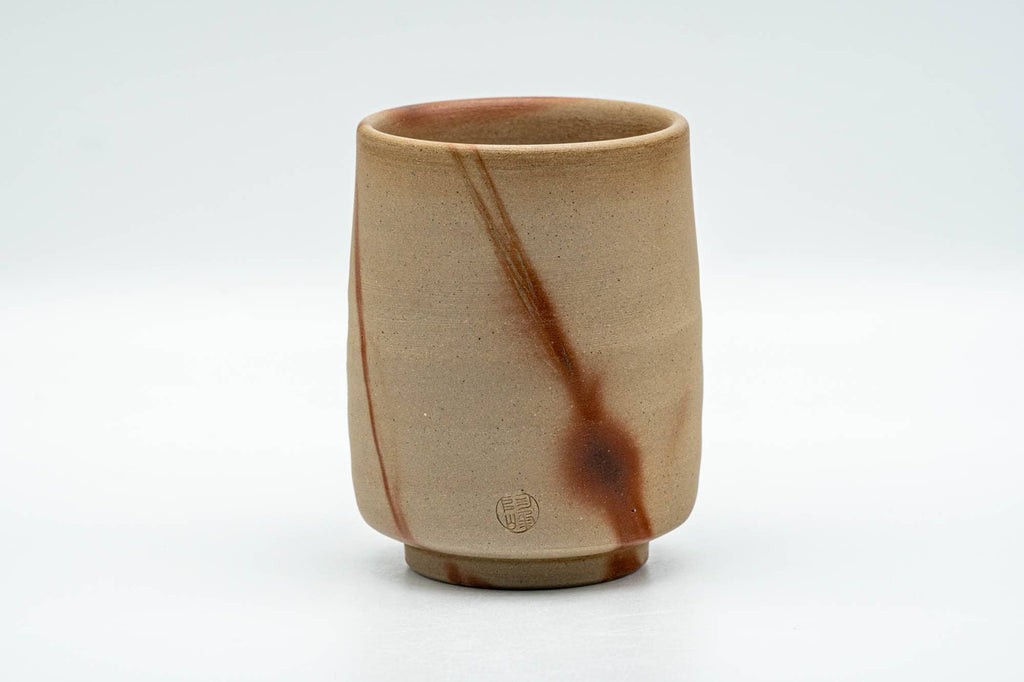 Japanese Teacup - Beige Hidasuki Bizen-yaki Yunomi - 180ml