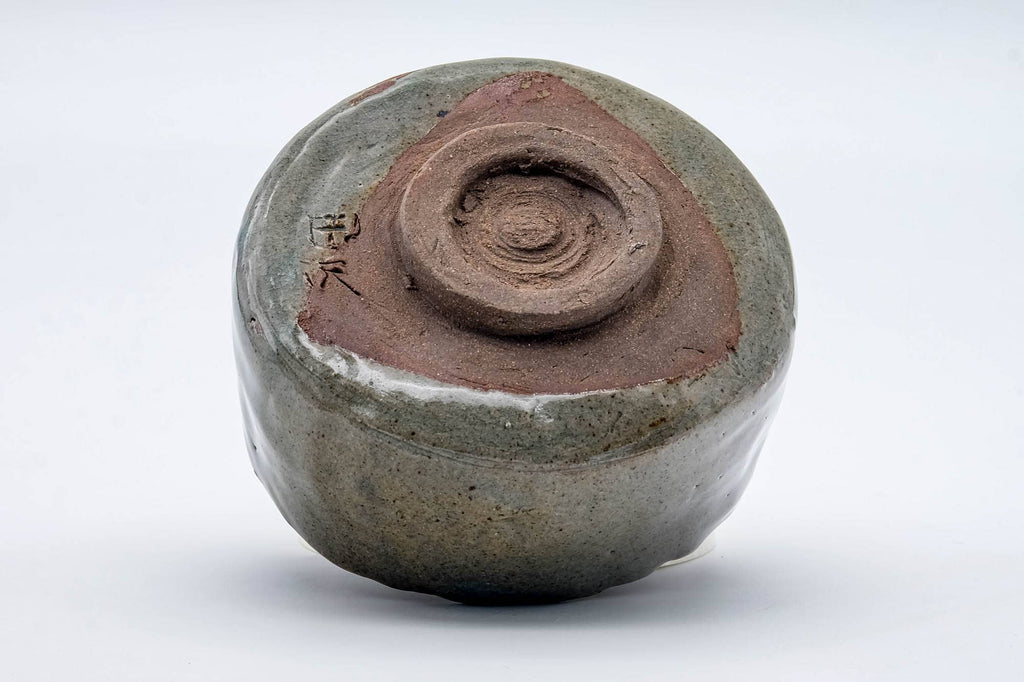 Japanese Matcha Bowl - Grey Glazed Wabi-Sabi Chawan - 280ml