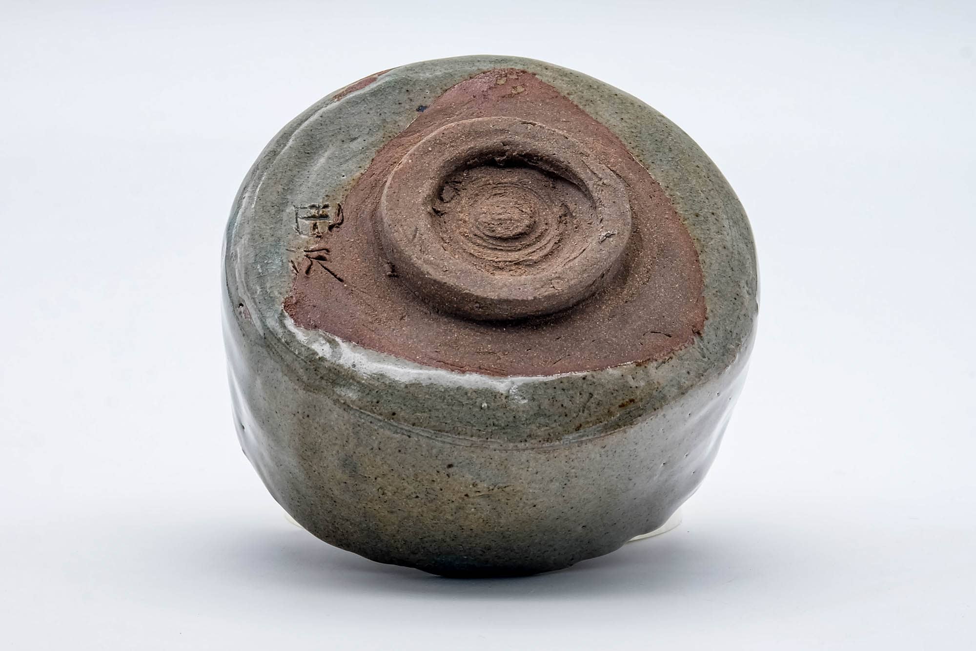 Japanese Matcha Bowl - Grey Glazed Wabi-Sabi Chawan - 280ml