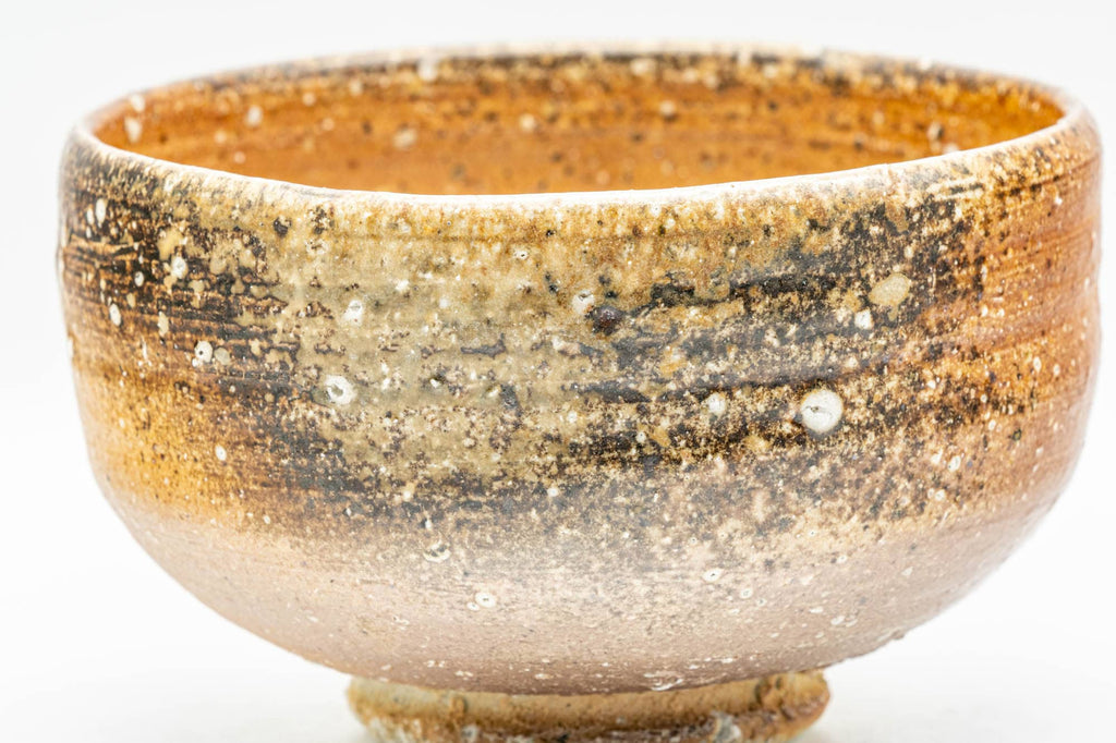 Japanese Matcha Bowl - Ash Glazed Shigaraki-yaki Chawan - 400ml