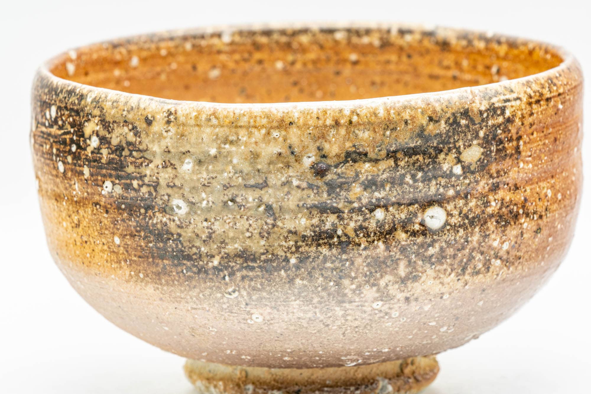Japanese Matcha Bowl - Ash Glazed Shigaraki-yaki Chawan - 400ml