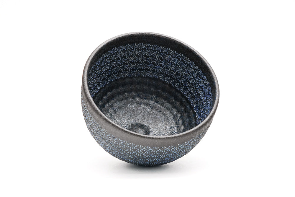 Ao-mishima Kiyomizu-yaki Chawan