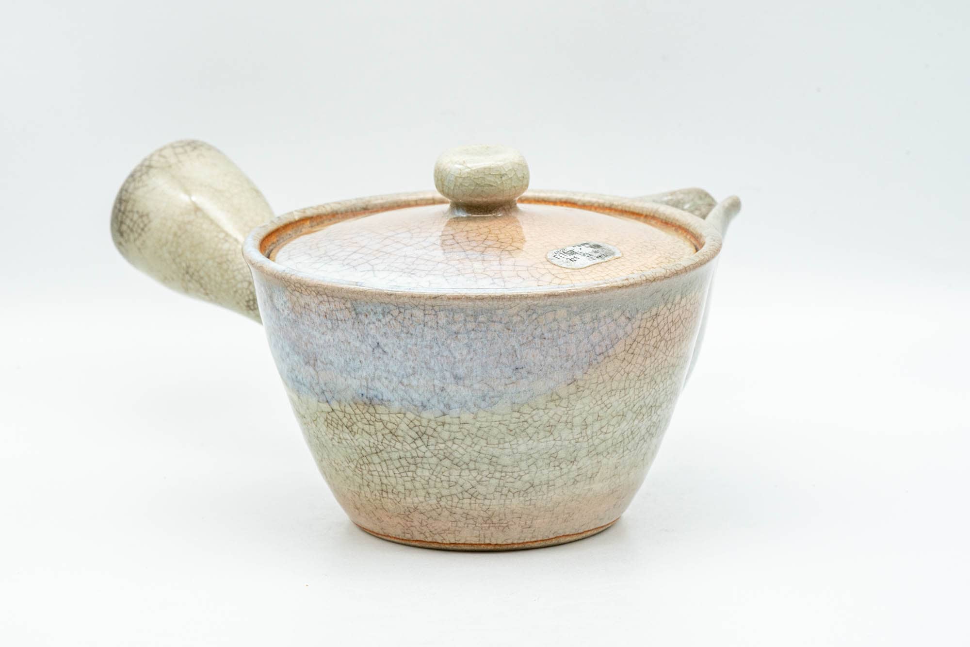 Japanese Kyusu - Beige White Hagi-yaki Do-ake Teapot - 210ml
