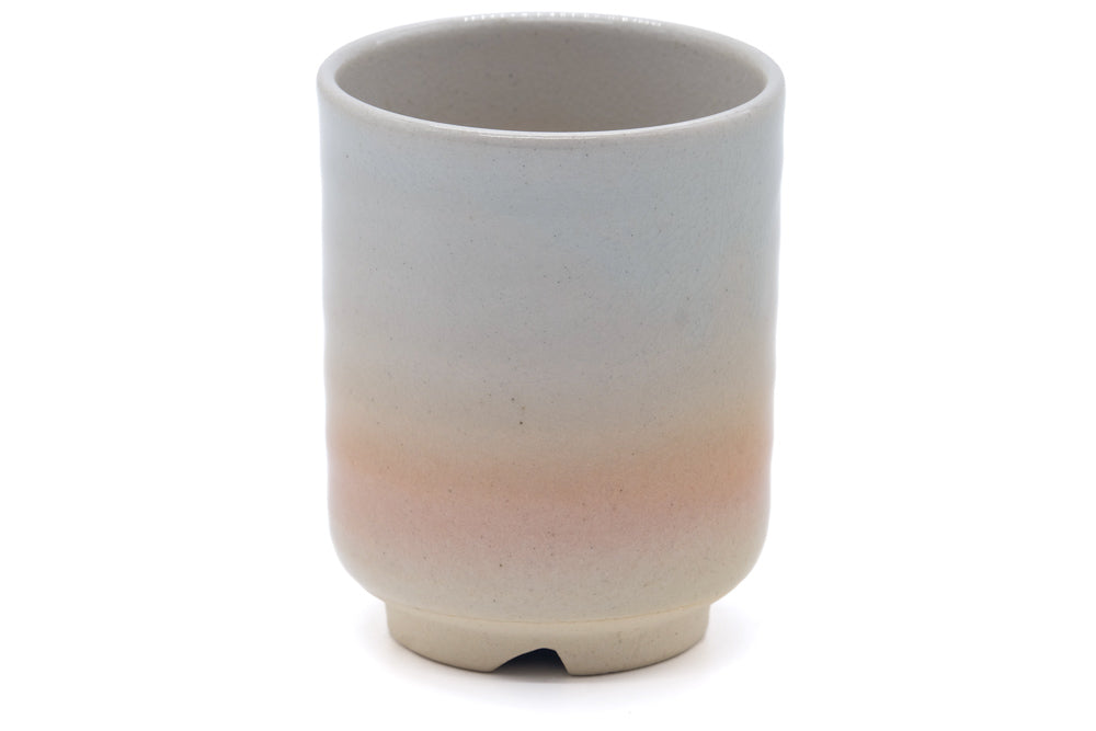 Japanese Teacups - Pair of Meoto Hagi-yaki Yunomi