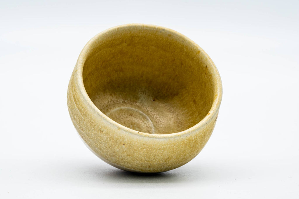 Japanese Teacup - Textured Yellow Glazed Shigaraki-yaki Yunomi - 150ml