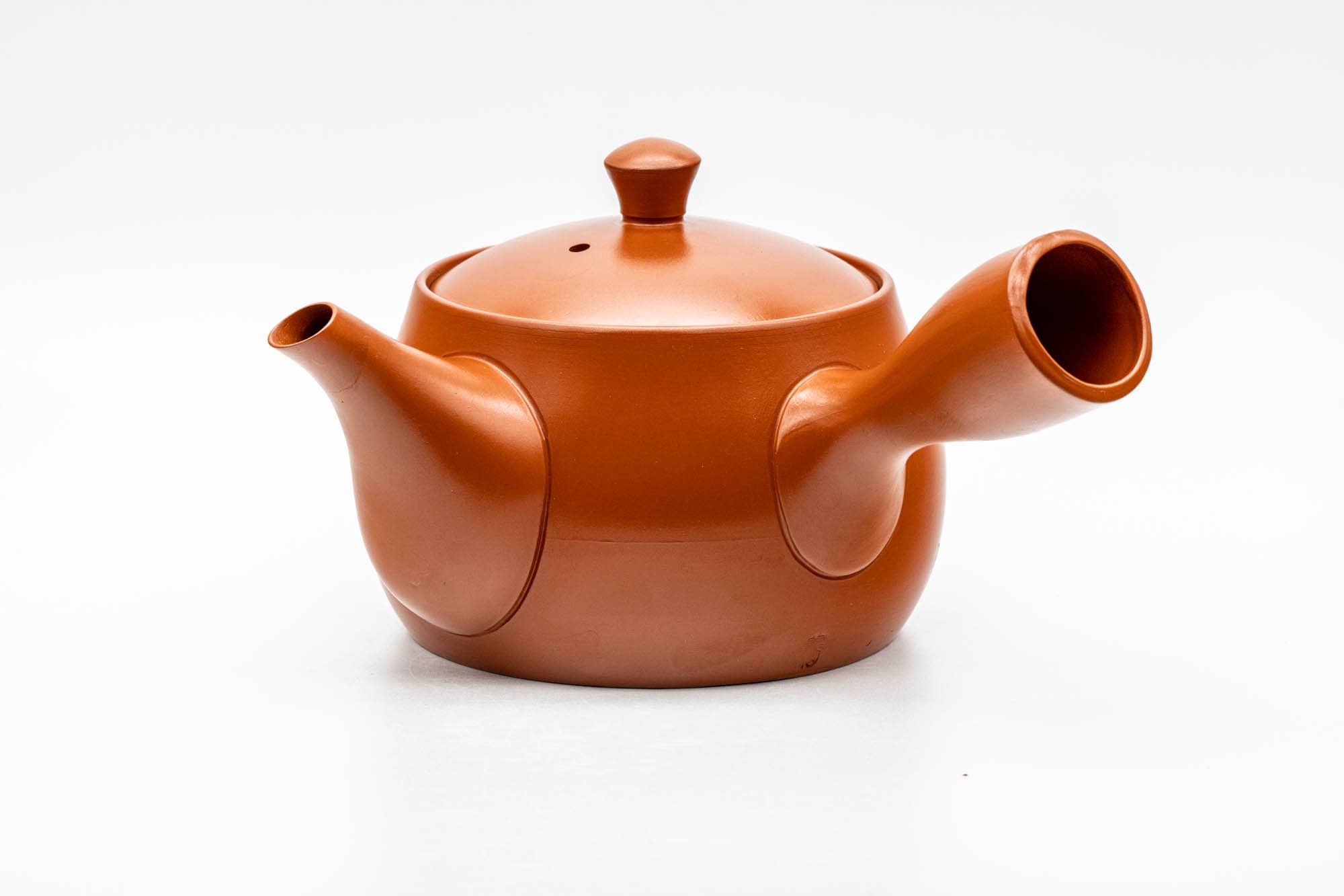 Japanese Kyusu - Large Mountain Engraved Tokoname-yaki Teapot - 550ml