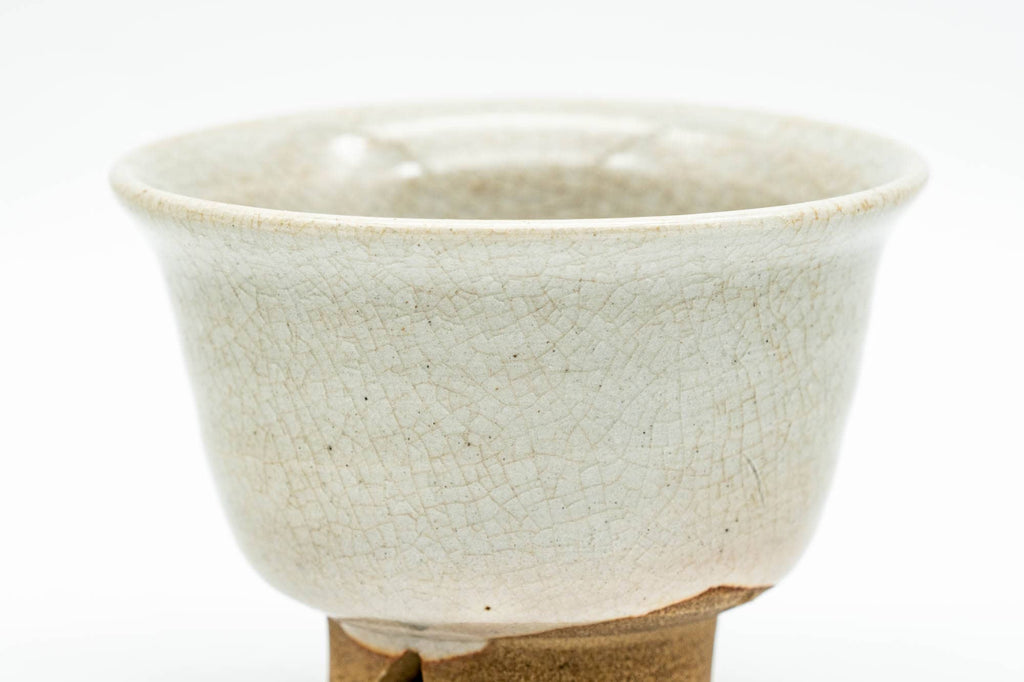 Japanese Teacup - Small Grey Glazed Guinomi - 50ml