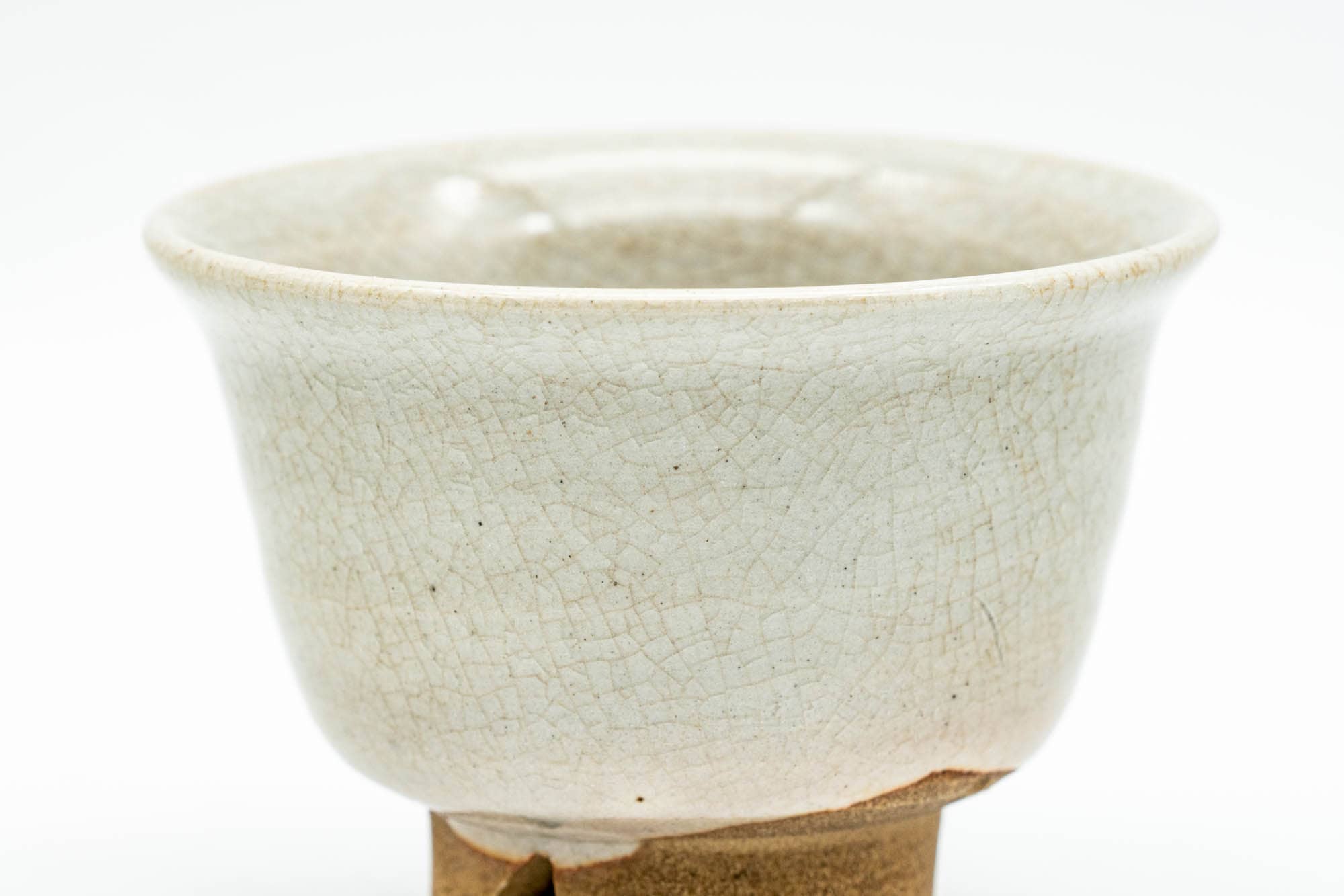 Japanese Teacup - Small Grey Glazed Guinomi - 50ml