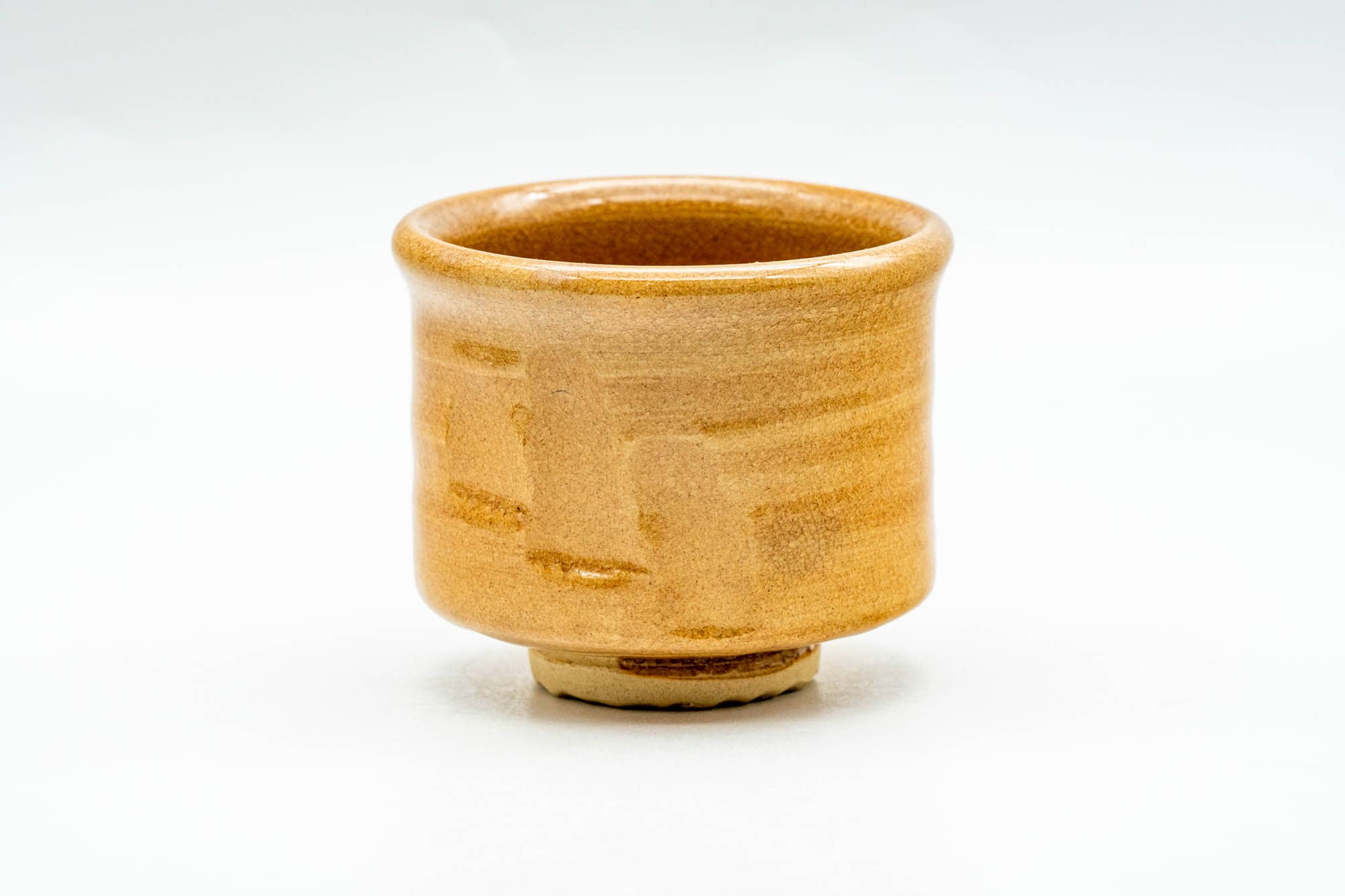 Japanese Teacup - Beige Glazed Hagi-yaki Guinomi - 65ml