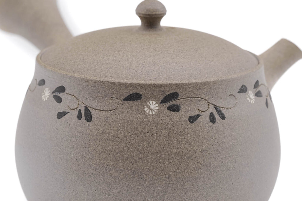 Floral Yakishime Tokoname Teapot - 320ml