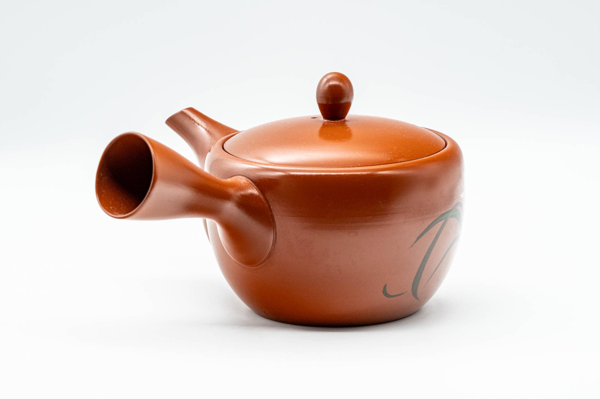Japanese Kyusu - Floral Tokoname-yaki Mesh Teapot - 350ml