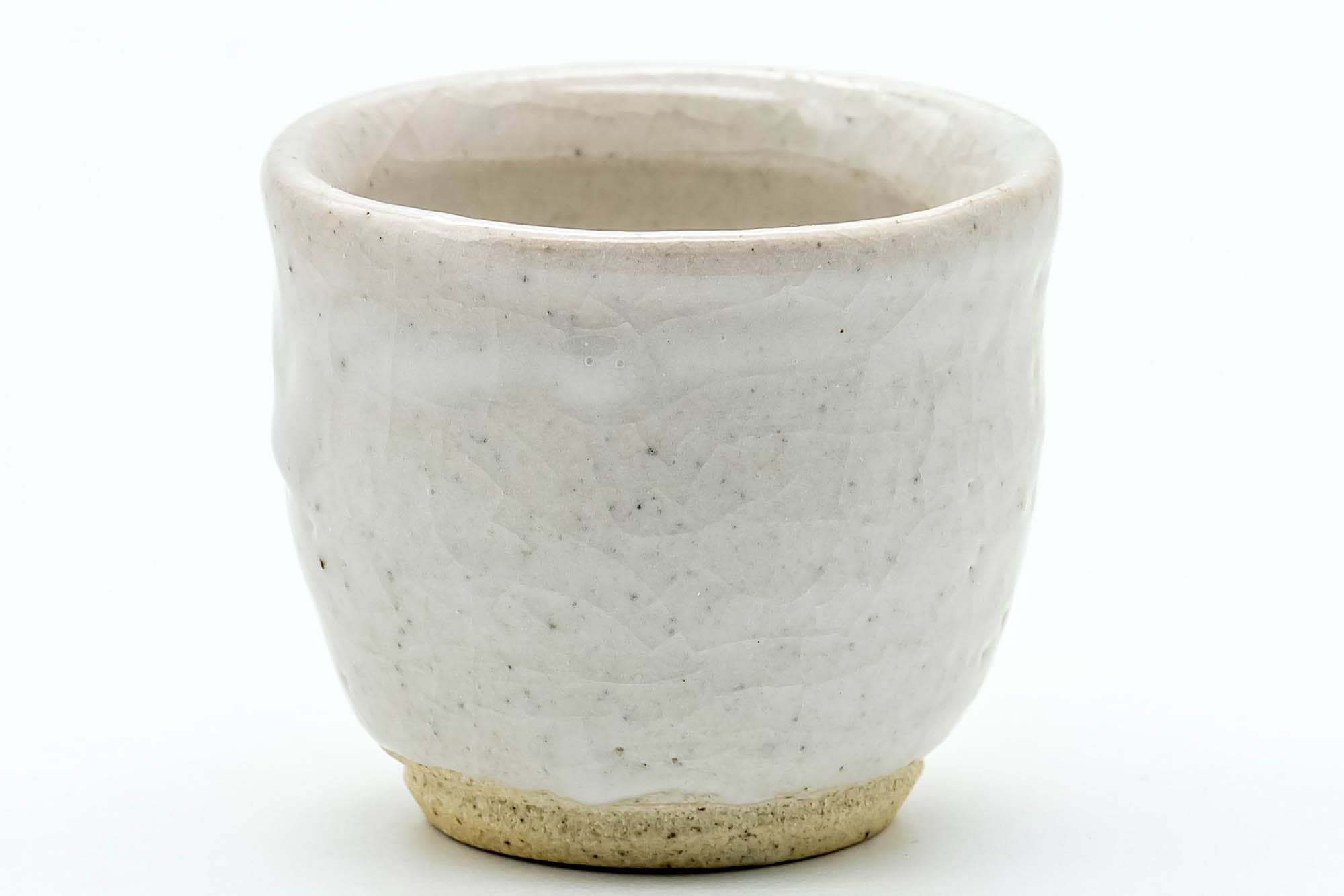 Japanese Teacup - White Drip-Glazed Guinomi - 40ml