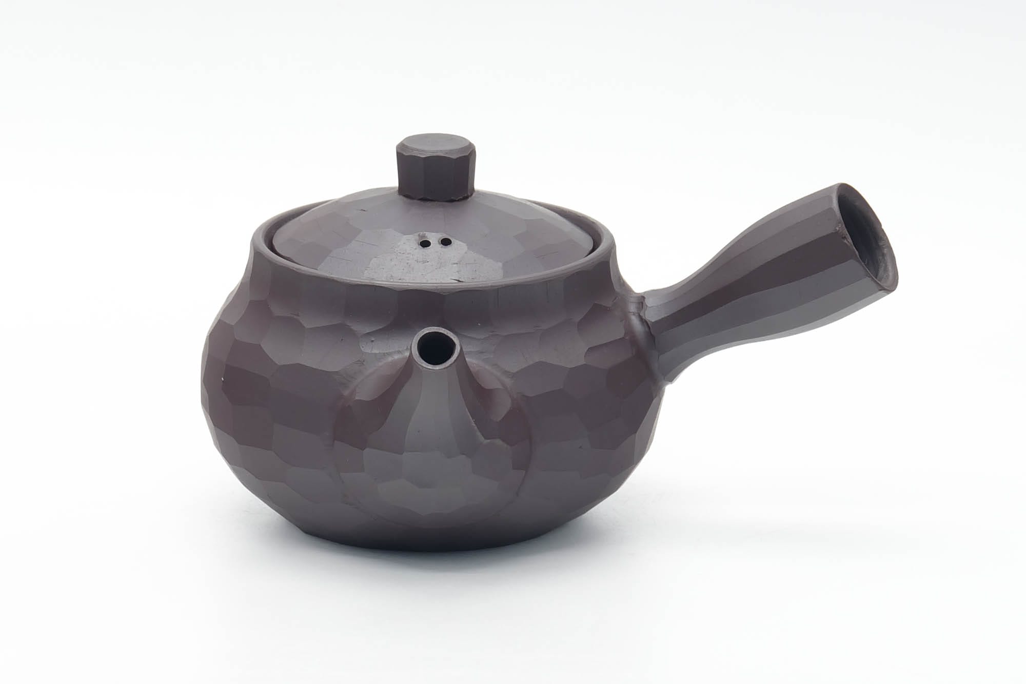 Japanese Kyusu - Faceted Banko-yaki Teapot - 185ml