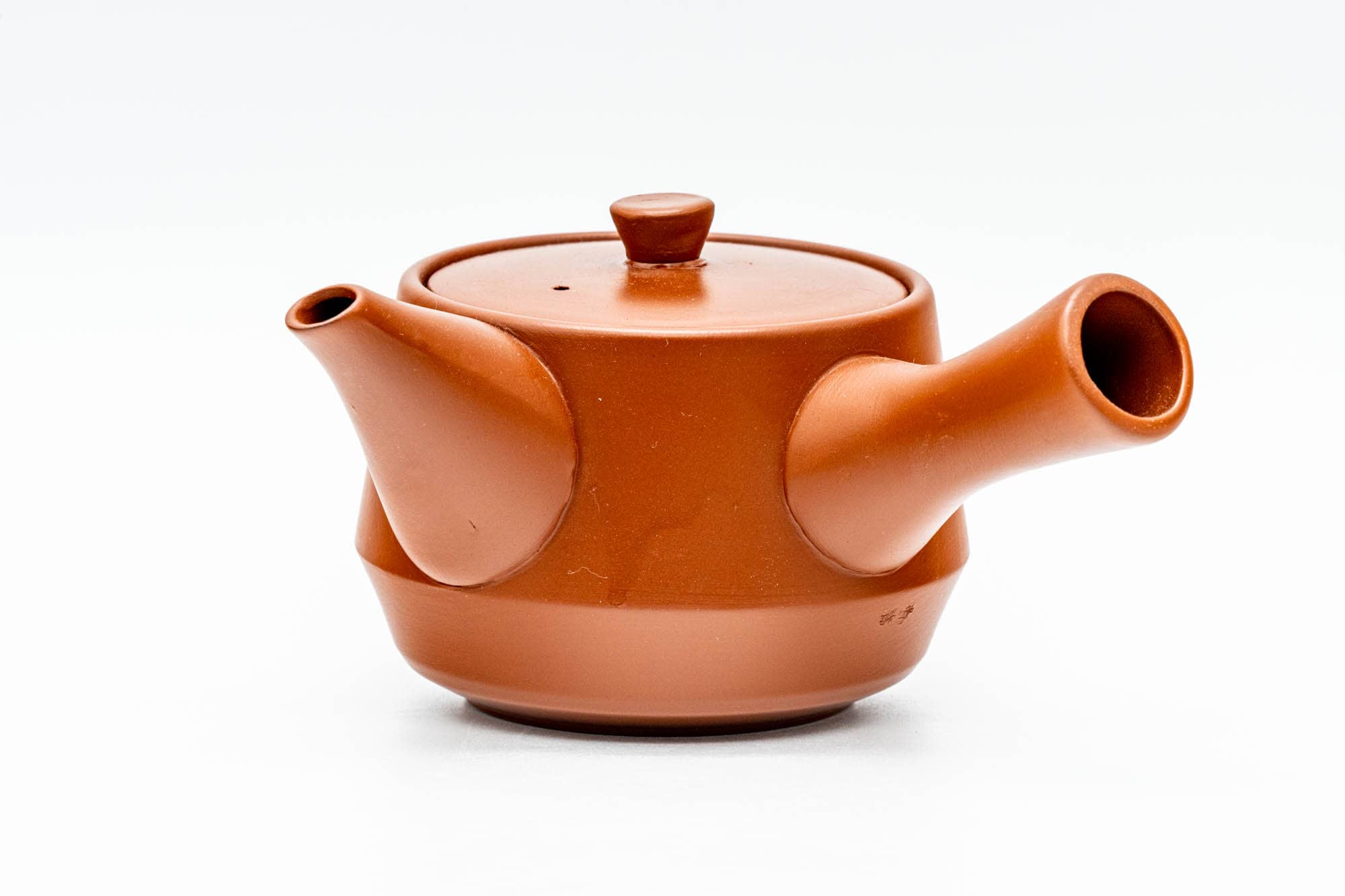Japanese Tea Set - Bamboo Engraved Tokoname-yaki Kyusu Teapot with 5 Yunomi Teacups