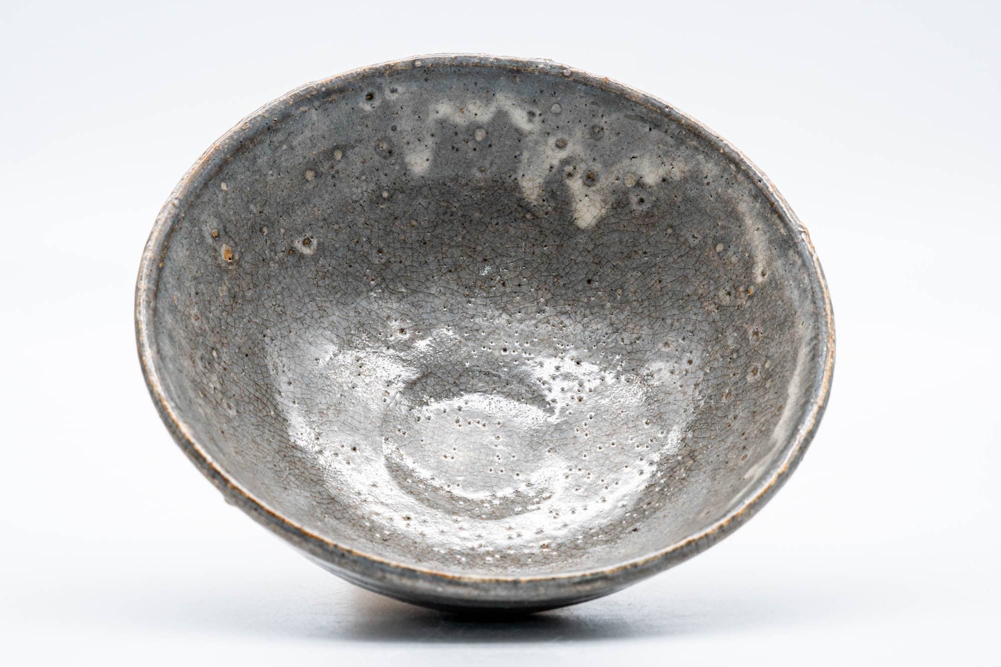 Japanese Matcha Bowl - 中島 満久 Nakajima Mitsuhisa - Shino Glazed Akazu-yaki Chawan - 150ml