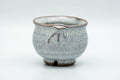 Japanese Teacup - Milky White Glazed Abstract Guinomi - 50ml