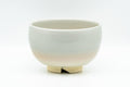 Japanese Matcha Bowl - Beige Peach Glazed Kyo-yaki Chawan - 400ml