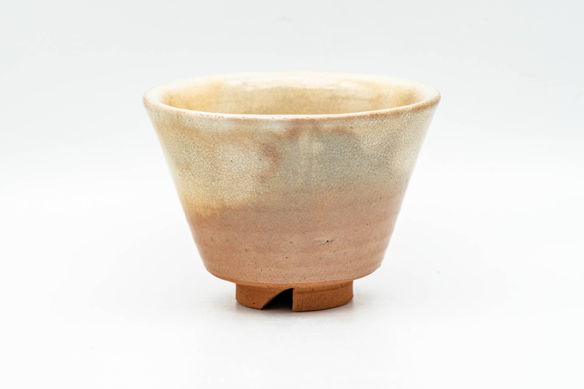 Japanese Teacup - Earthy Asagao-gata Hagi-yaki Yunomi - 100ml