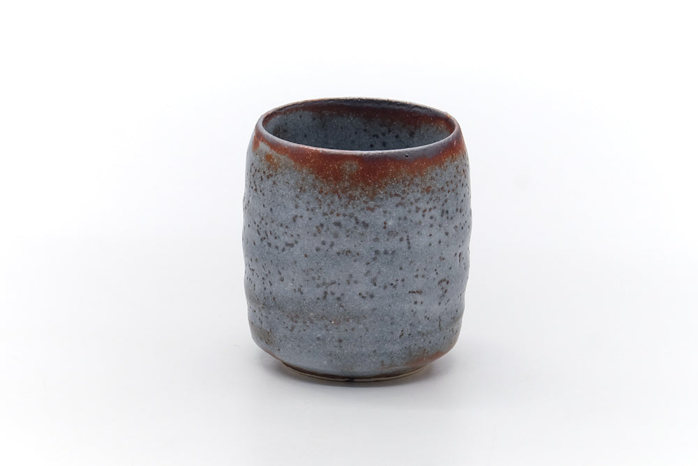 Japanese Teacup - Blue Shino Glazed Mino Yunomi - 100ml