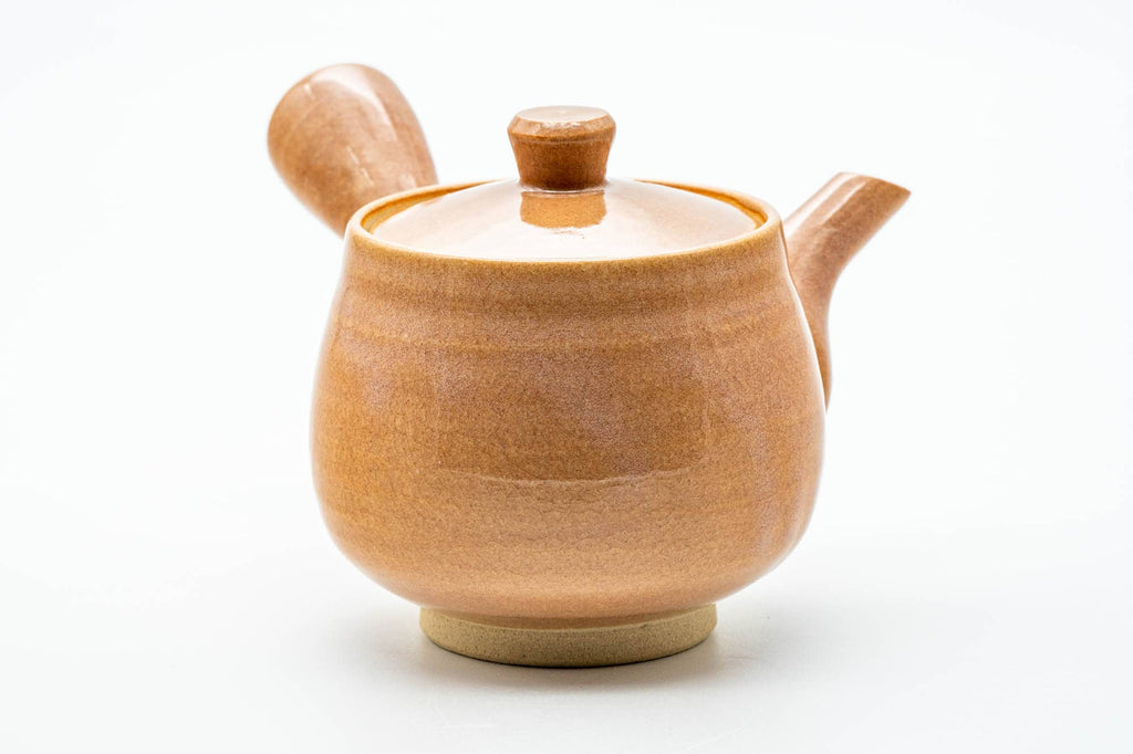 Japanese Kyusu - Pink Hagi-yaki Ceramic Filter Teapot - 300ml