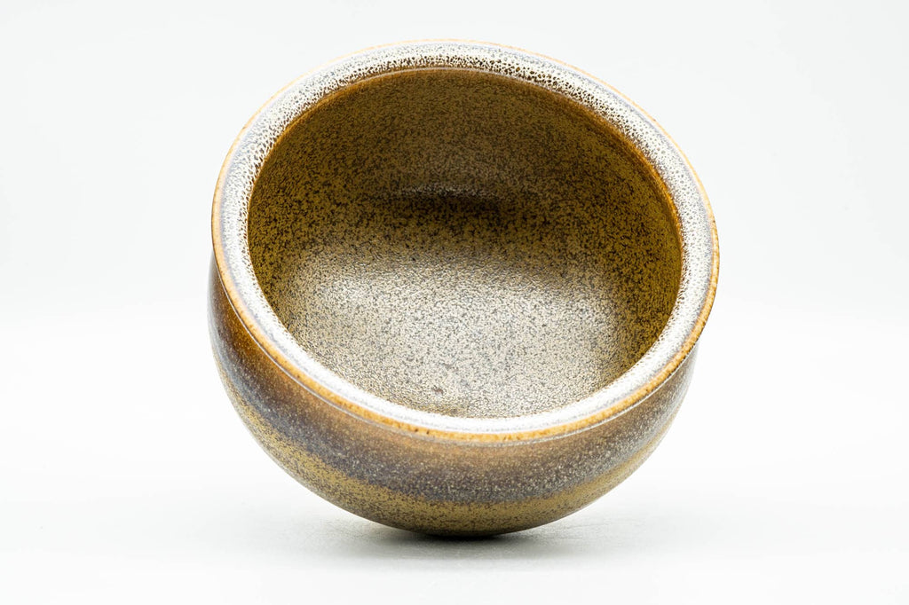 Japanese Kensui - Yellow Speckle Glazed Water Bowl - 450ml