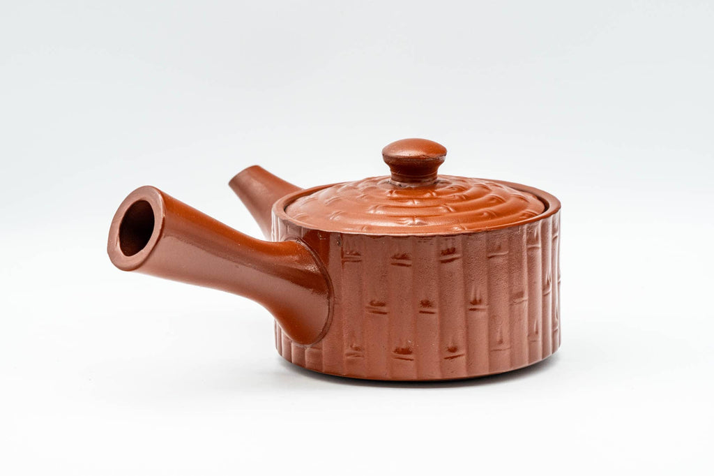 Japanese Kyusu - Bamboo-shaped Tokoname-yaki Teapot - 200ml