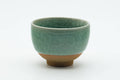 Japanese Teacup - Green Celadon Snowflake Glazed Yunomi - 80ml