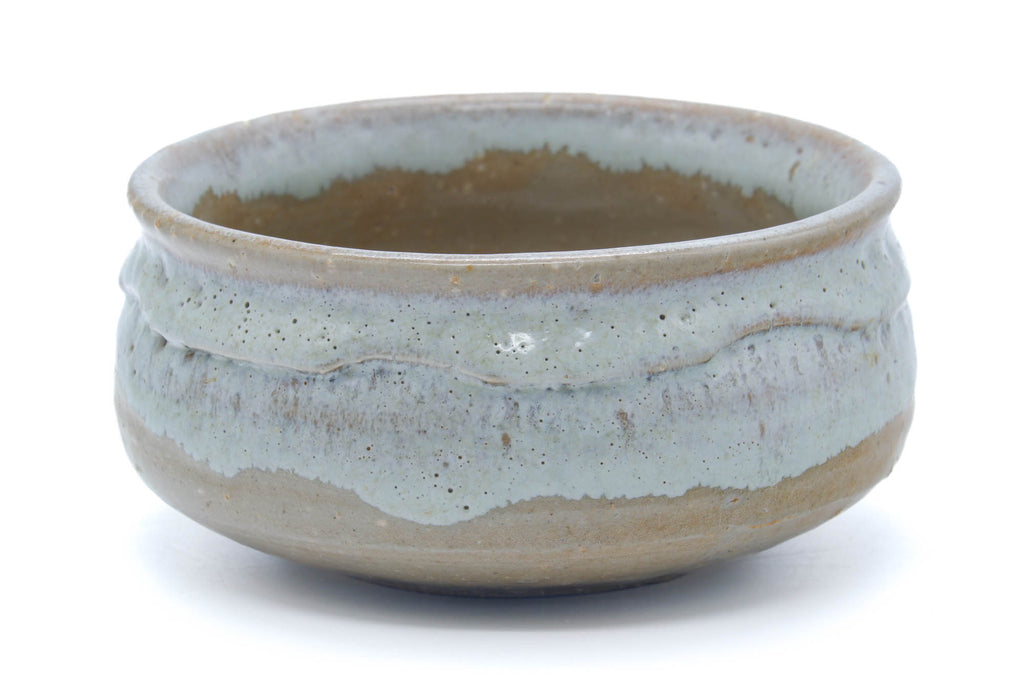 Japanese Kensui - Beige White Hagi-yaki Water Bowl - 500ml