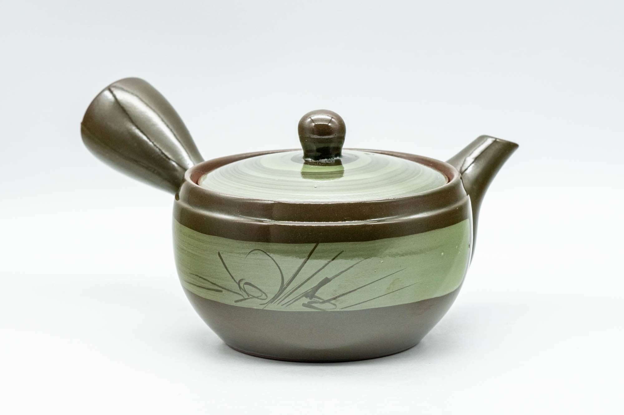 Japanese Kyusu - Green Hakeme Mesh Teapot - 250ml