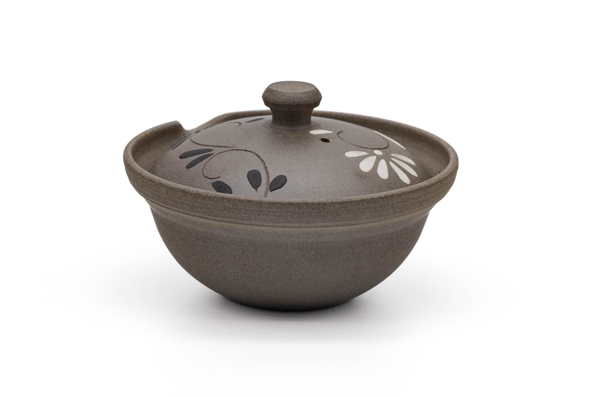 Floral Yakishime Chaho Teapot - 80ml