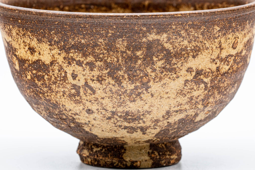 Japanese Matcha Bowl - 山口宏夢 Hiroshi Yamaguchi - 見谷窯 Midani Kiln - Ash Glazed Stoneware Seto-yaki Chawan - 300ml