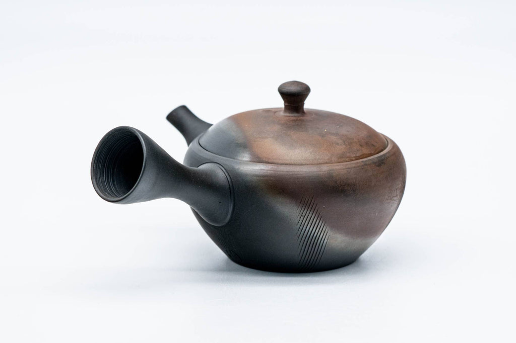 Kokudei Kushime Yōhen Tokoname Teapot - 100ml