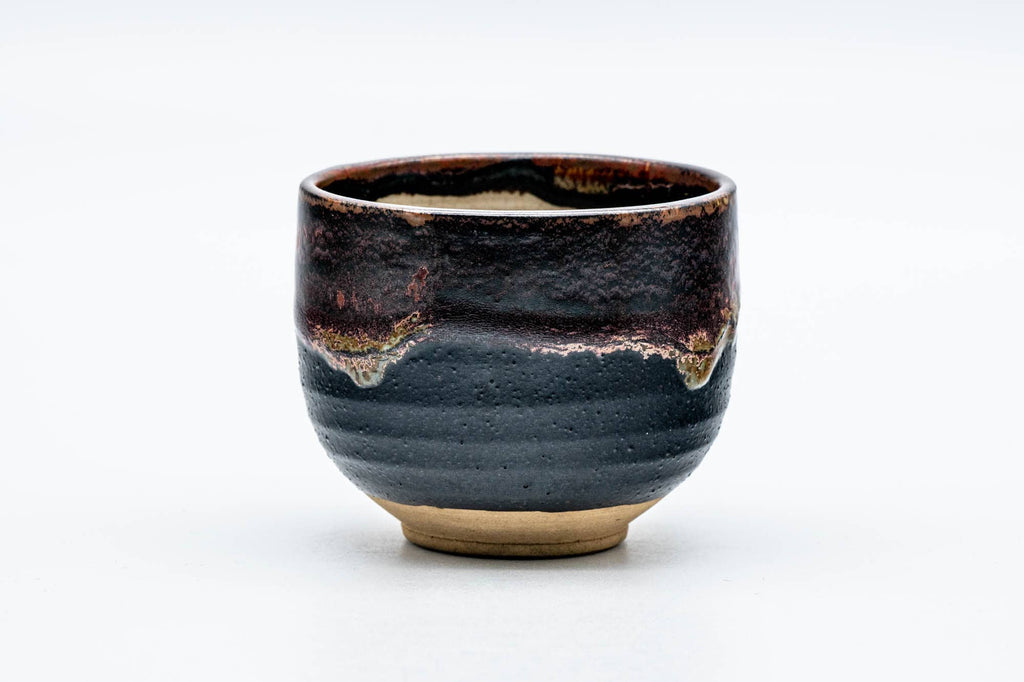 Japanese Teacup - Brown Hare's Fur Glazed Yunomi - 125ml