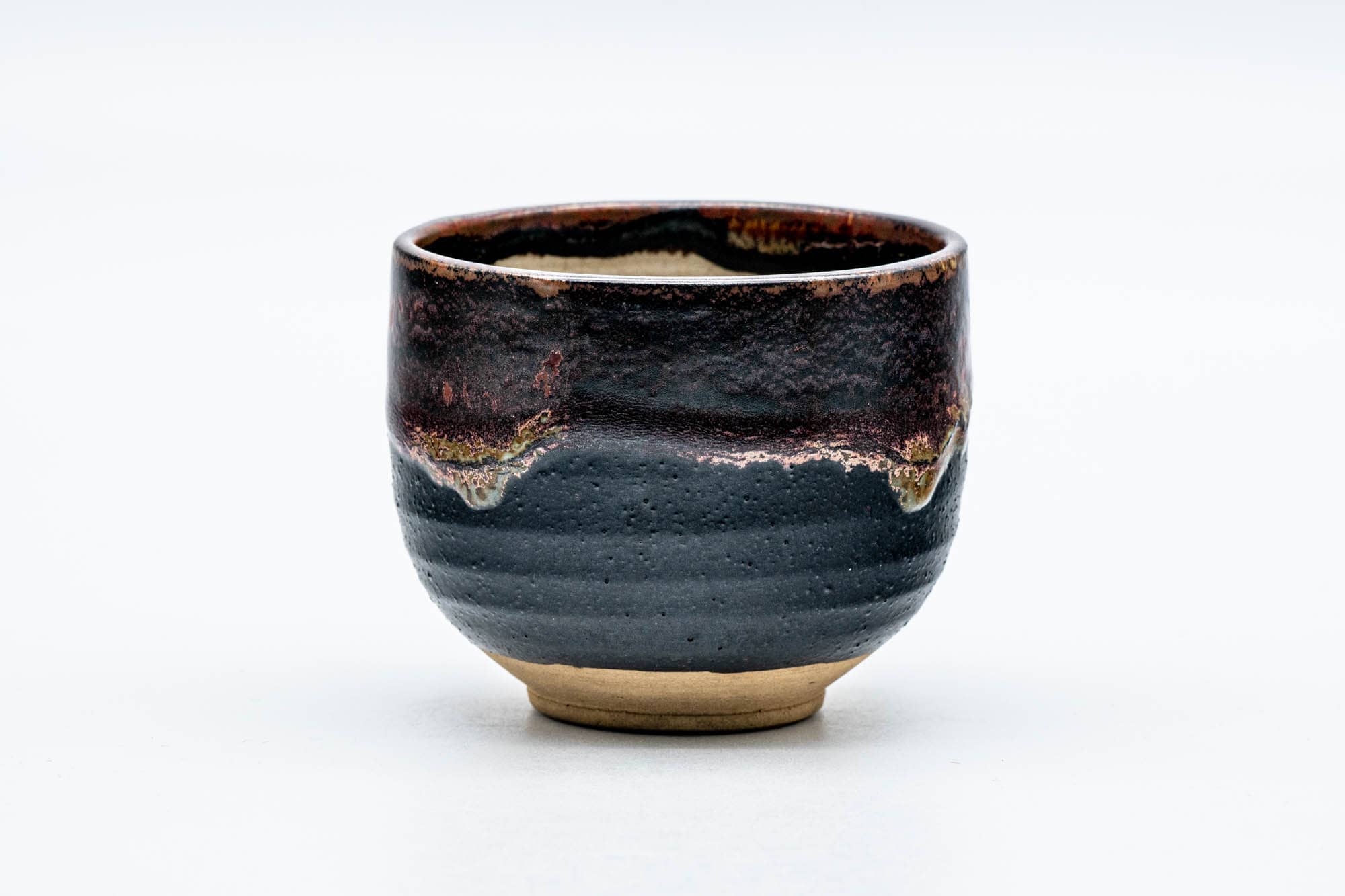 Japanese Teacup - Brown Hare's Fur Glazed Yunomi - 125ml