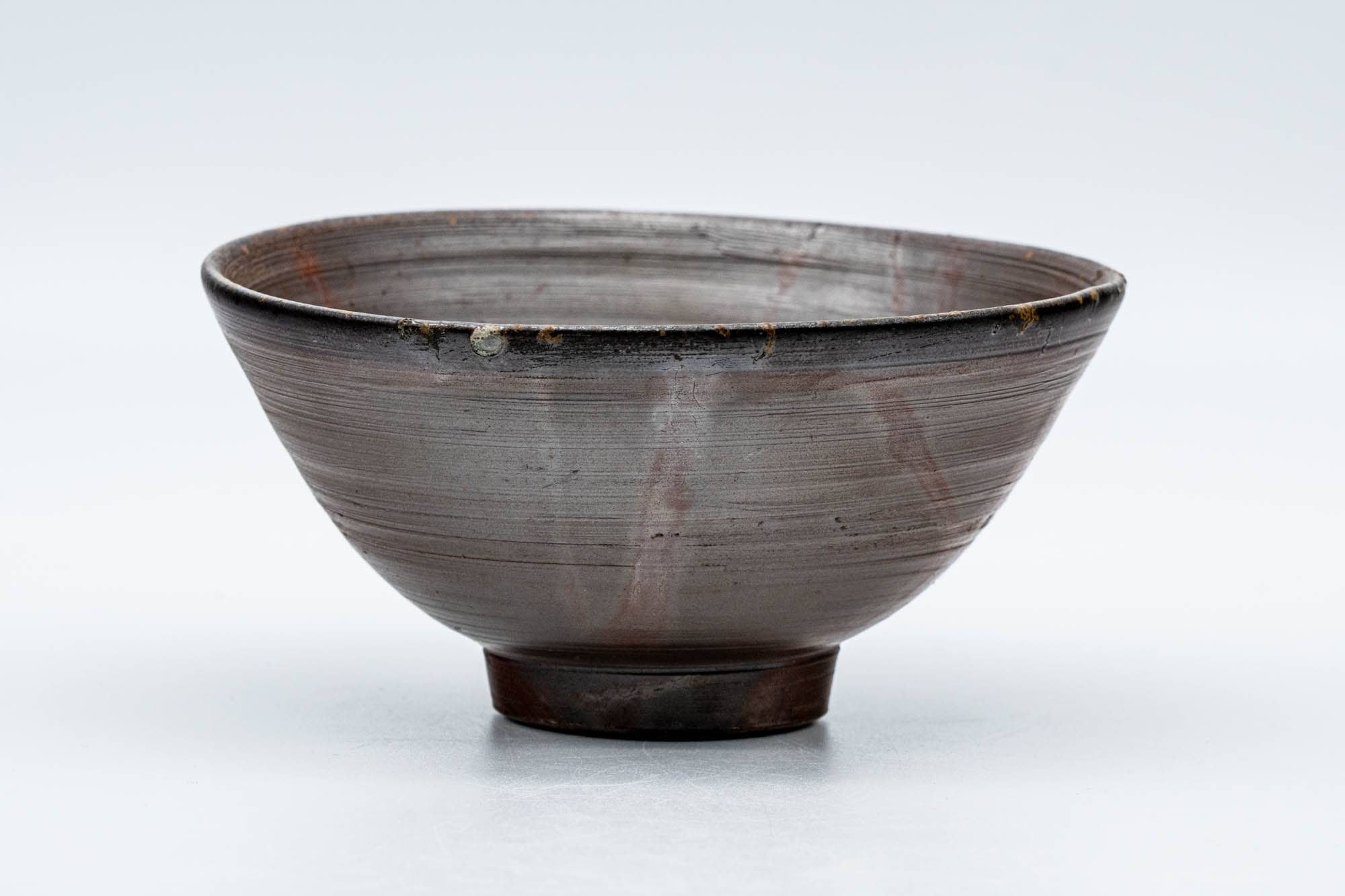 Japanese Matcha Bowl - 西村春湖 三代 Shunko Nishimura III - Hidasuki Ido-gata Bizen-yaki Chawan - 100ml
