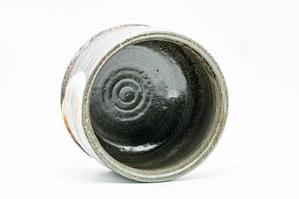 Japanese Matcha Bowl - 緑栄窯 Ryokuei Kiln - Speckled Gohonte Hakeme Hagi-yaki Chawan - 250ml