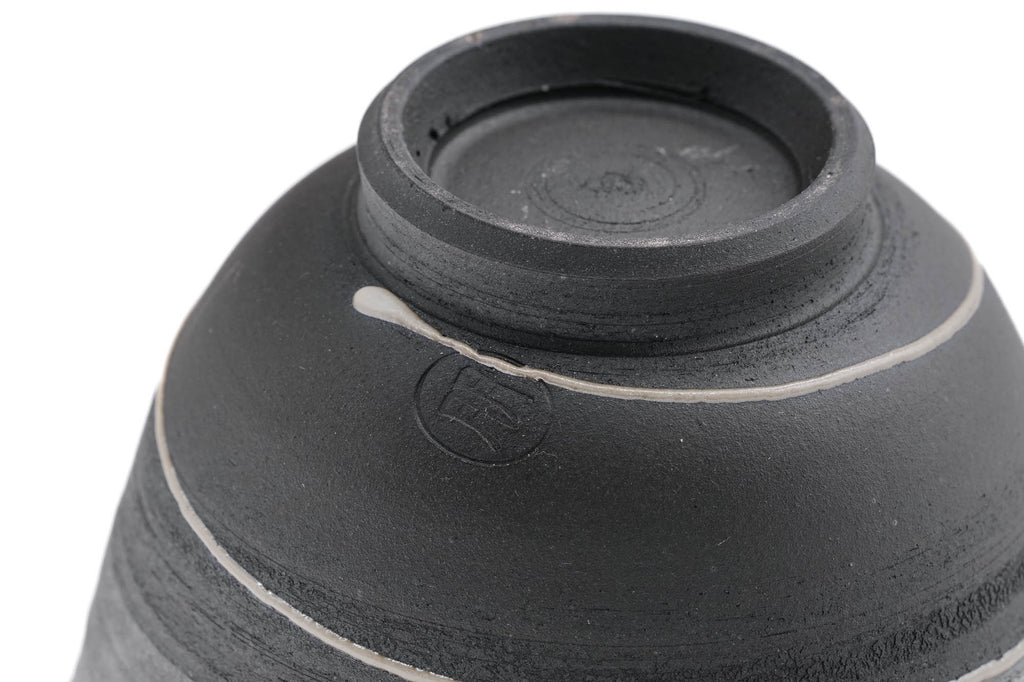 Black Spiraling Tokoname Yunomi - 130ml