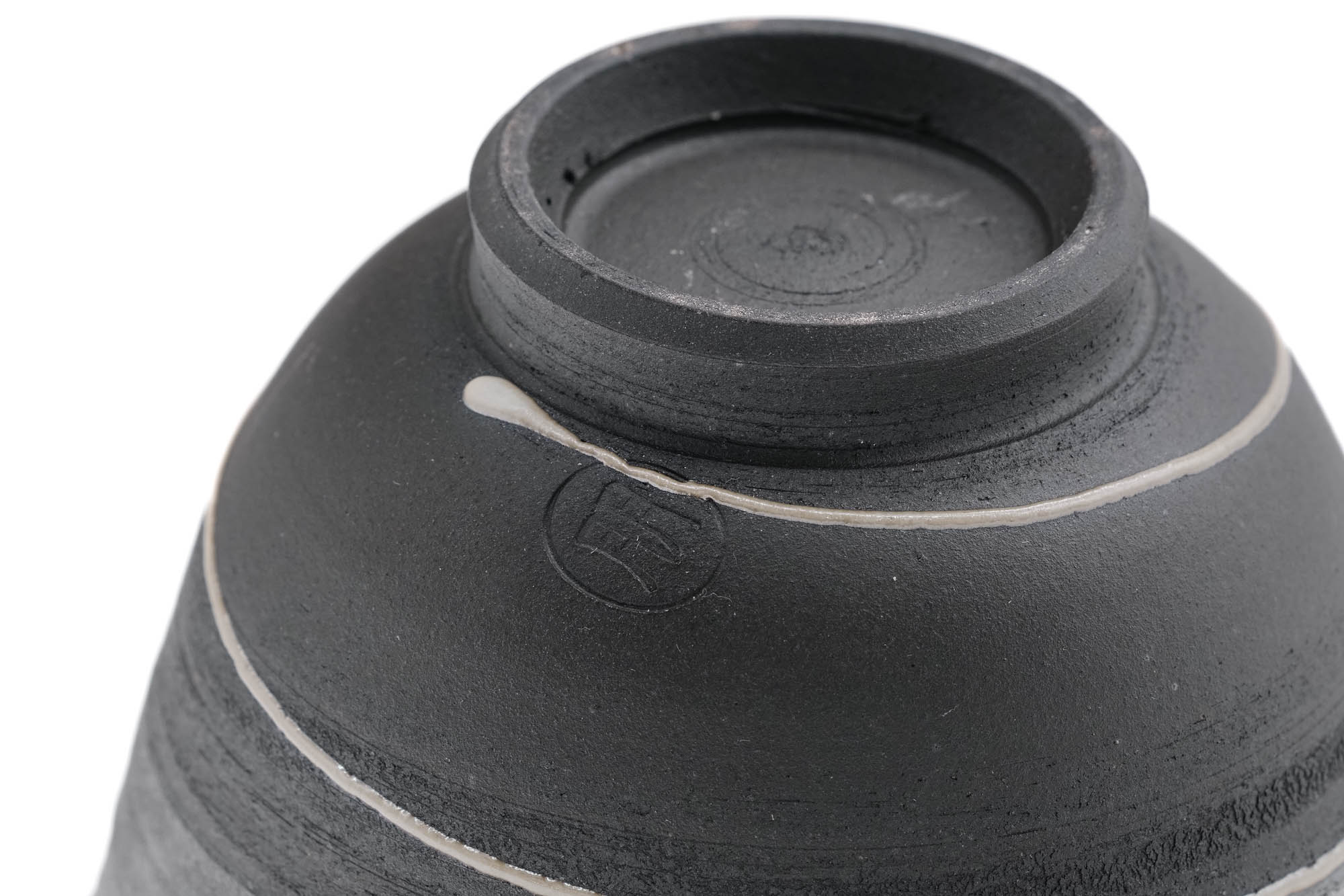 Black Spiraling Tokoname Yunomi - 130ml