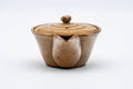 Japanese Houhin - Weathered Beige Glazed Hagi-yaki Handleless Teapot - 100ml