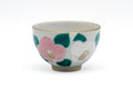 Hand-painted Camellias Kiyomizu-yaki Yunomi - 120ml