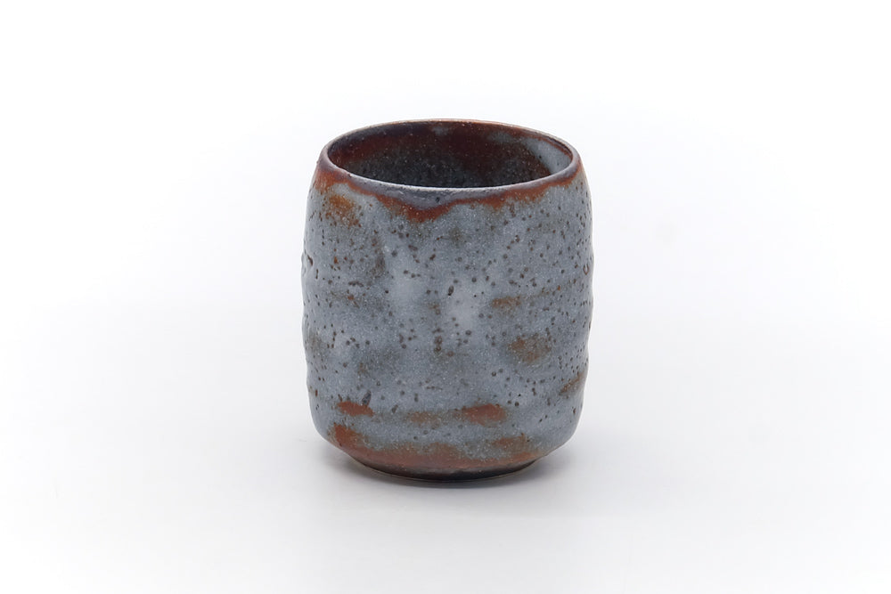 Japanese Teacup - Blue Shino Glazed Mino Yunomi - 100ml