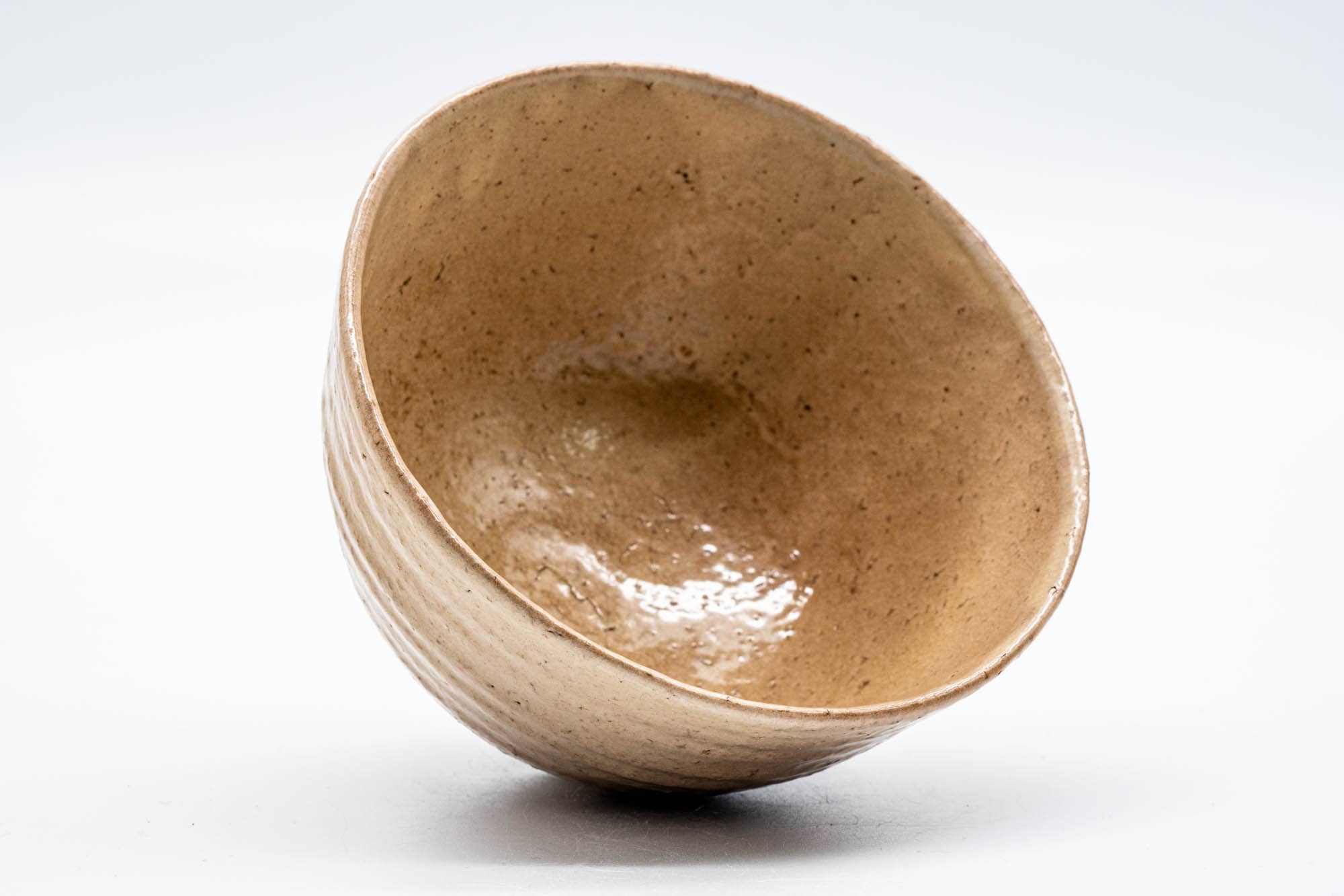 Japanese Matcha Bowl - Vintage Biwa-iro Hagi-yaki Chawan
