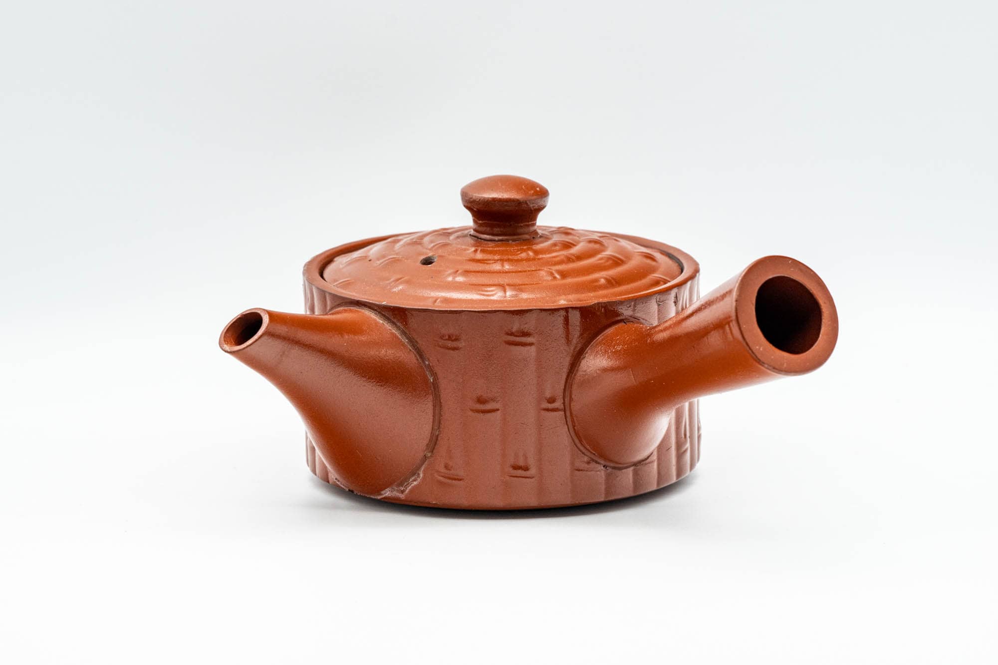Japanese Kyusu - Bamboo-shaped Tokoname-yaki Teapot - 200ml