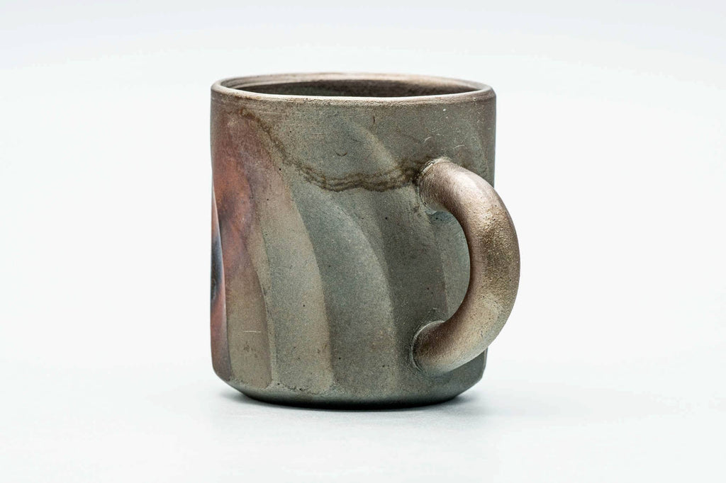 Japanese Teacup - Bizen-yaki Stoneware Ushirode Yunomi - 125ml