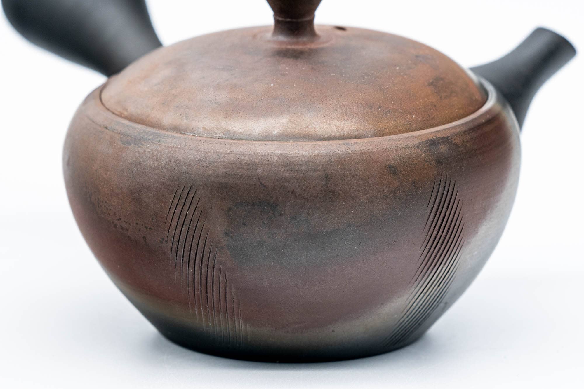 Kokudei Kushime Yōhen Tokoname Teapot - 100ml