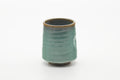 Japanese Teacup - Teal Speckled Thumb-Indented Yunomi - 180ml