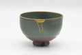 Japanese Matcha Bowl - Kintsugi Green Celadon Glazed Chawan - 300ml