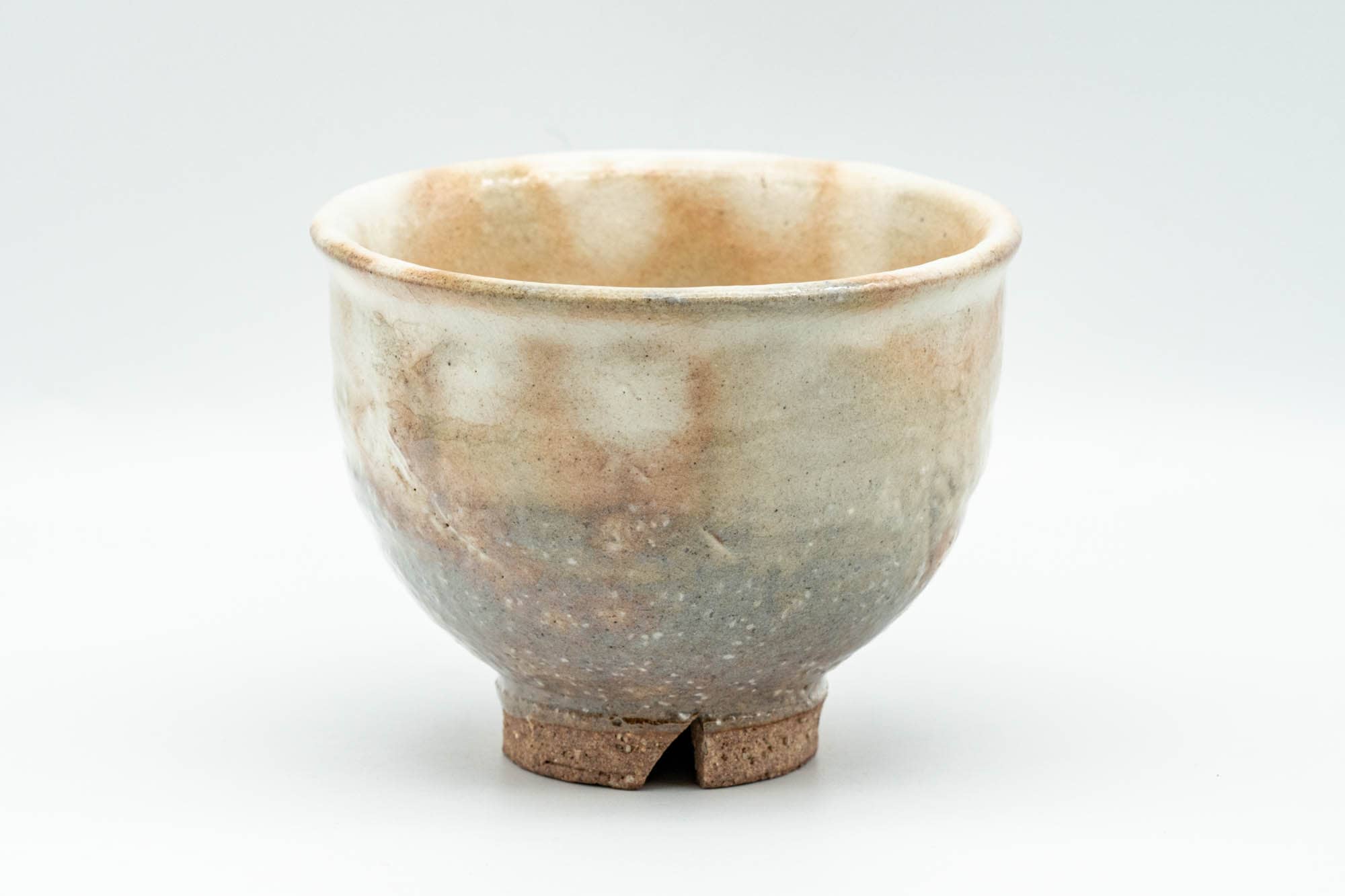 Japanese Teacup - Beige Earthy Gohonte Hagi-yaki Yunomi - 150ml
