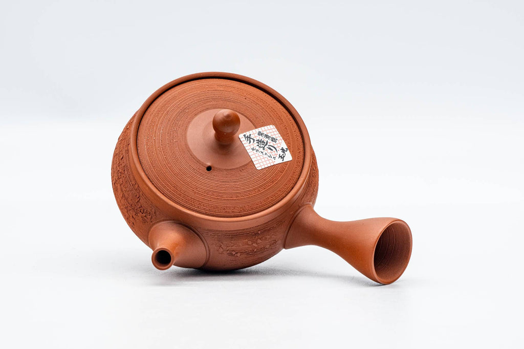 Tiny Pine Bark Tokoname Teapot - 85ml